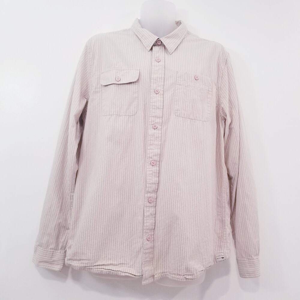 RUSTY Striped Casual Button Down Shirts